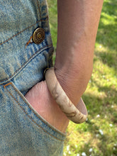Load image into Gallery viewer, Breichled ffawydd ddisgynedig #4 / Bangle fallen beech #4