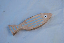 Load image into Gallery viewer, Yr hyn a gwymp, nid yw'n orffenedig: Pysgod pren (set o 3) / What Falls Is Not Finished: Wooden Fish (set of 3)
