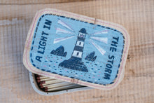 Load image into Gallery viewer, Yr hyn a gwymp, nid yw'n orffenedig: Blwch Matsus / What Falls Is Not Finished: Matches Box