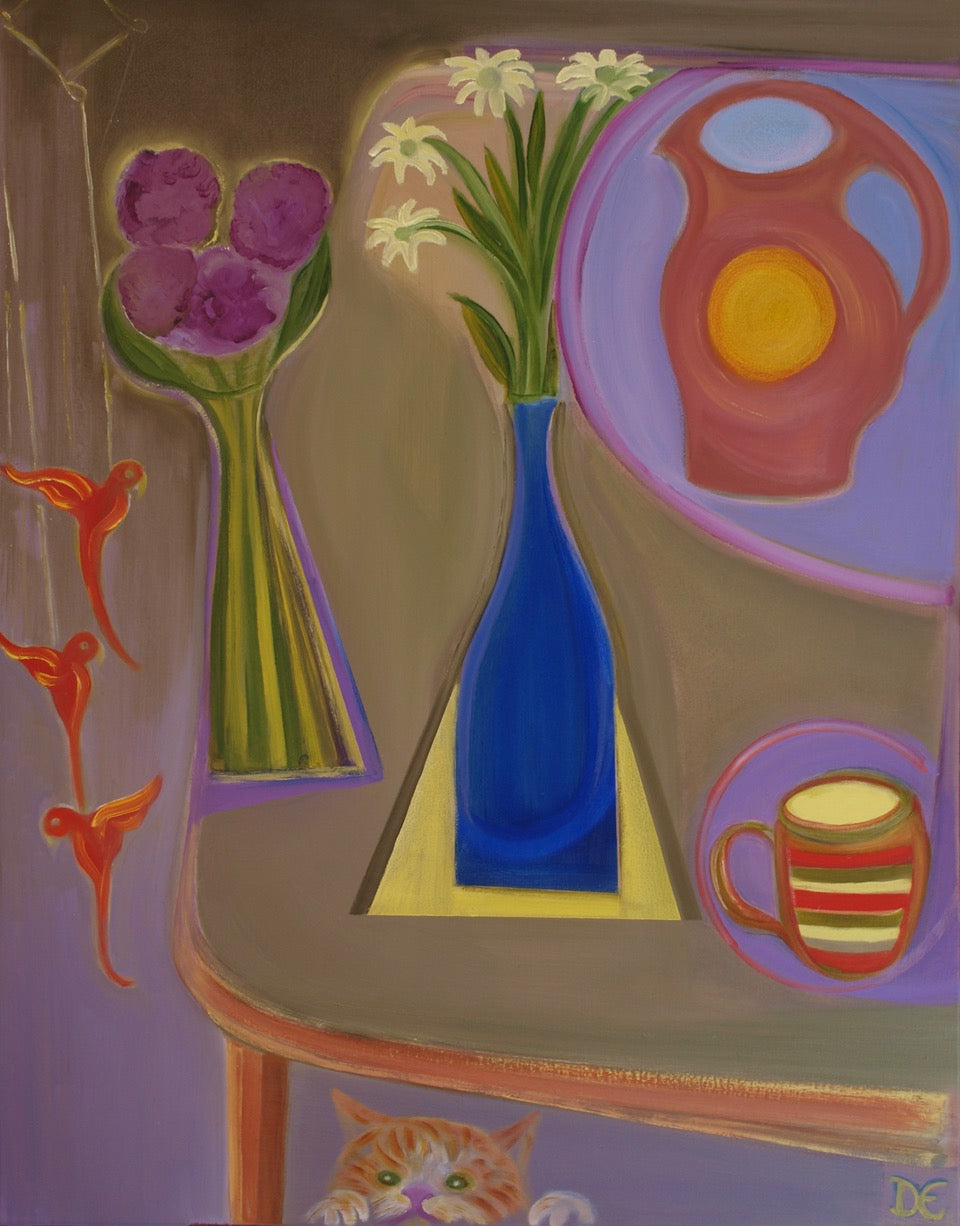 Bywyd Llonydd Gyda Cath / Still Life With Cat