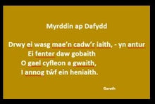 Load image into Gallery viewer, Myrddin - Englyn
