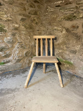 Load image into Gallery viewer, Cadair ffon Gymreig / Welsh stick chair
