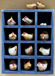 Cywion Glas / Blue Bantams