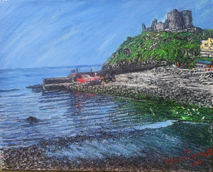 Awyr Las yng Nghastell Cricieth / Blue Skies at Cricieth Castle