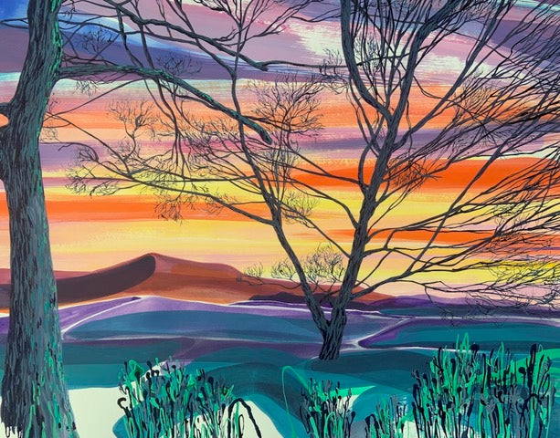 Cornatyn Gyda'r Nos / Corndon at Dusk
