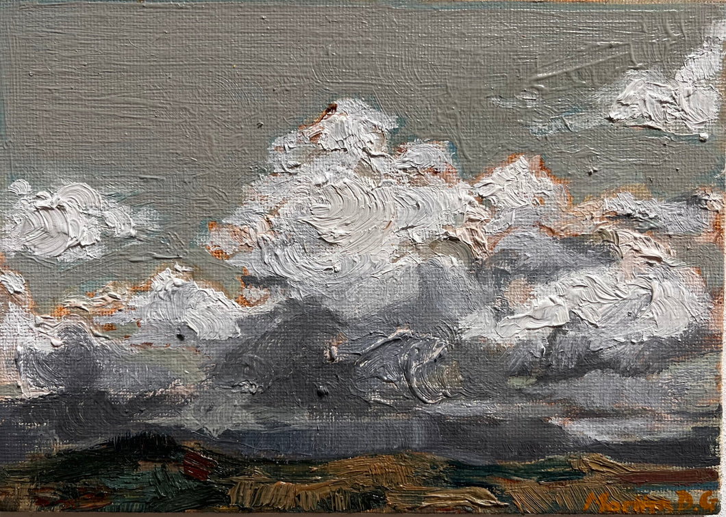 Cymylau dros Fae Ceredigion / Clouds over Cardigan Bay