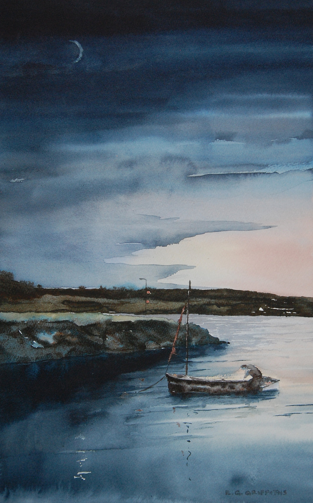 Hwyrnos ym Mae Dingle / Dusk at Dingle Bay