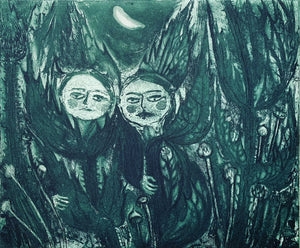 We are moonflowers (hêb ffrâm/unframed)