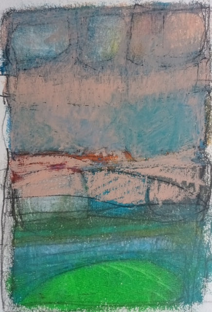 Niwl a'r Cae Gwyrdd / Fog and the Green Field