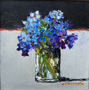 Sgorpionllys y Mynydd o’r ardd  / Forget me nots from the garden