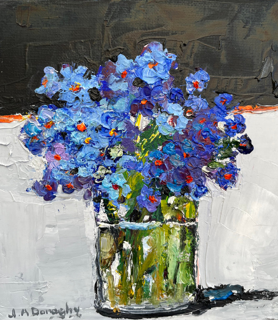 Sgorpionllys y Myndd mewn jar / Forget me nots in a jar