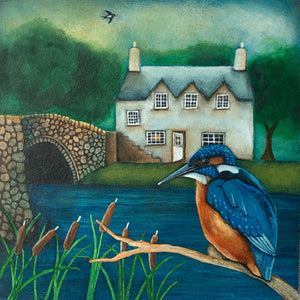 Glas y dorlan a'r Cyfnos / Kingfisher and Dusk