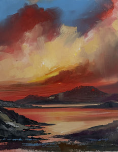 Ynysoedd Dan Gymylau Machlud / Isles Under Sunset Clouds