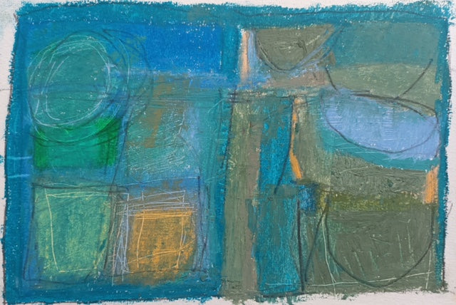Golygfa o'r Tir, Arlliw Glas / Land View, Blue Hue