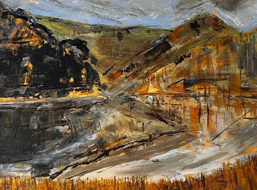 Moel Hebog o Llyn Dinas / Moel Hebog from Llyn Dinas