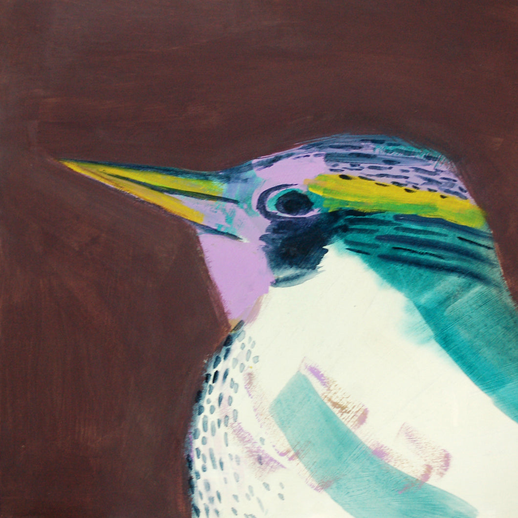 Wichoa - Ehedydd maes cynffonhir II / Long-tailed Meadowlark II (heb ffrâm/unframed)