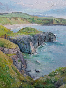 Golygfa lawr i Borth Oer / View down towards Porth Oer
