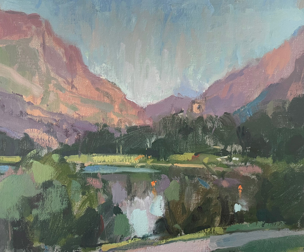 Golau Pinc, Llanberis / Pink Light, Llanberis