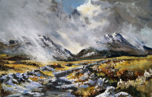 Cawod Eira yn y Rhinogydd / Snow Shower in the Rhinogs