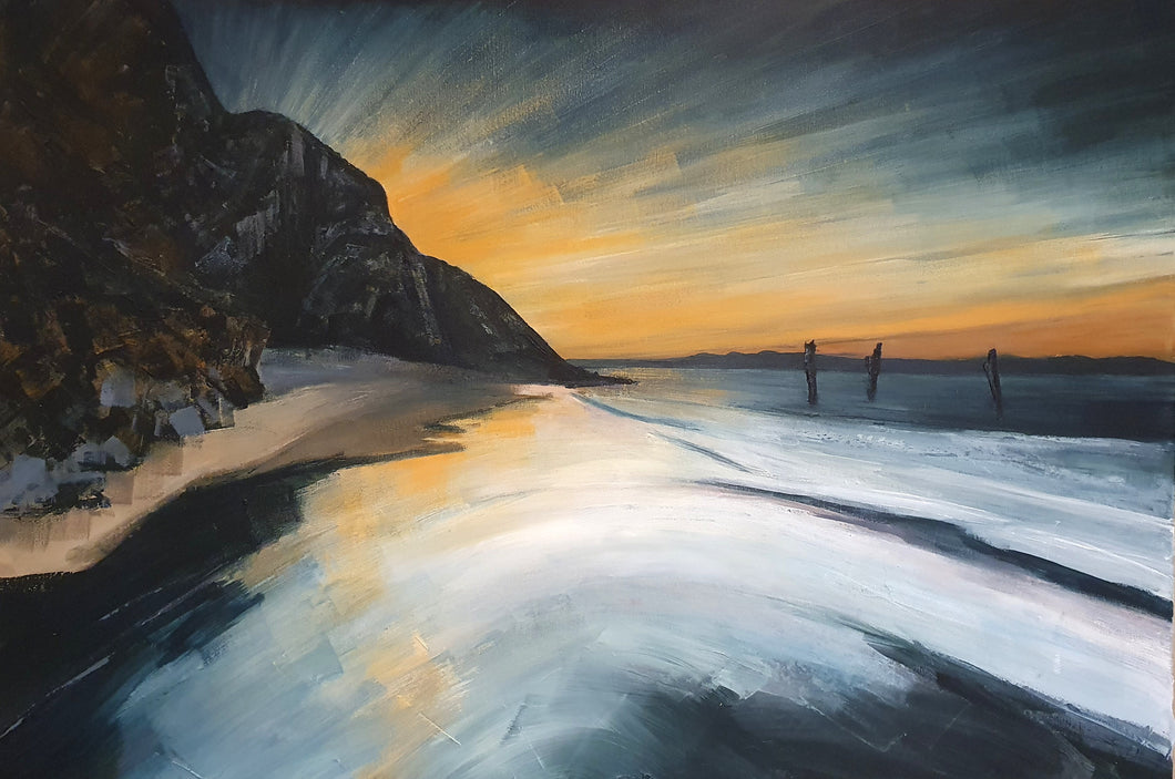 Machlud Ty'n Tywyn / Sunset Quarry Beach