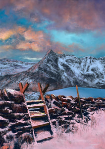 Gwawr dros Tryfan II / Sunrise over Tryfan II