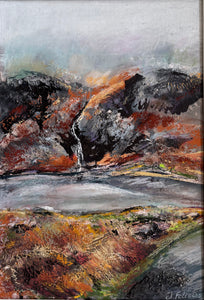 Rhaeadr Uwchben Llyn Llydaw / Waterfall Above Llyn Llydaw