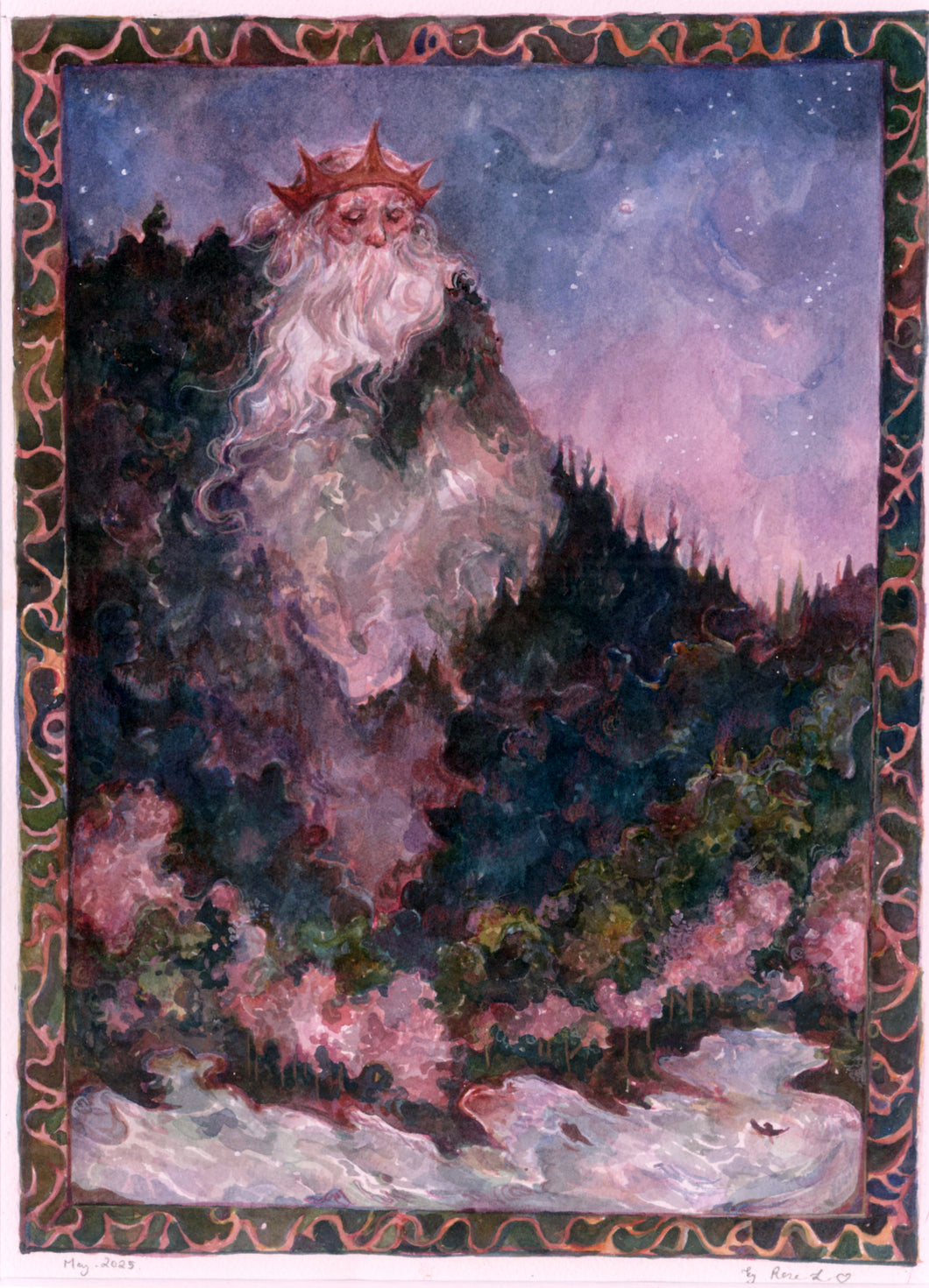 Brenin yn y mynydd / King in the mountain